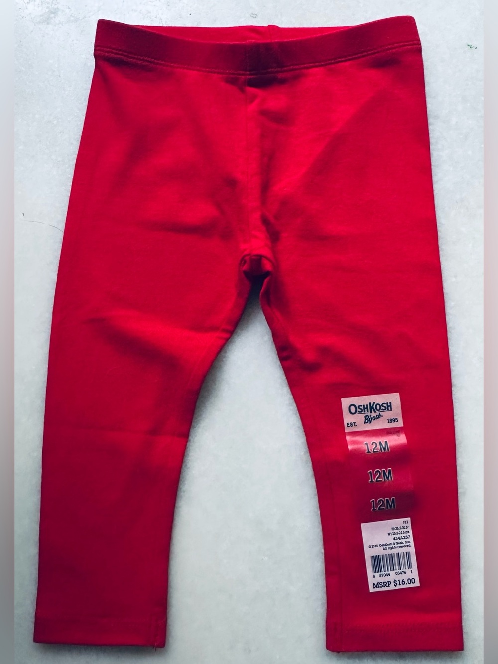 Oshkosh Leggings 12M NWT